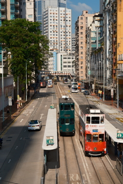 トラムの走る街