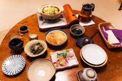 民宿での郷土料理