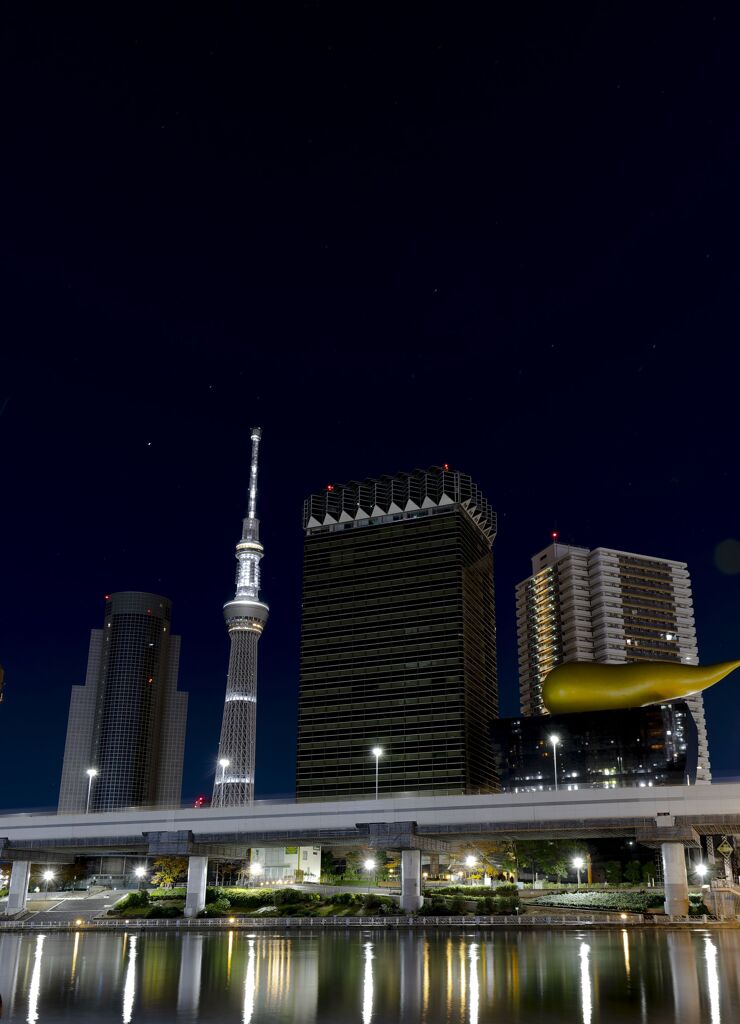 浅草の夜空