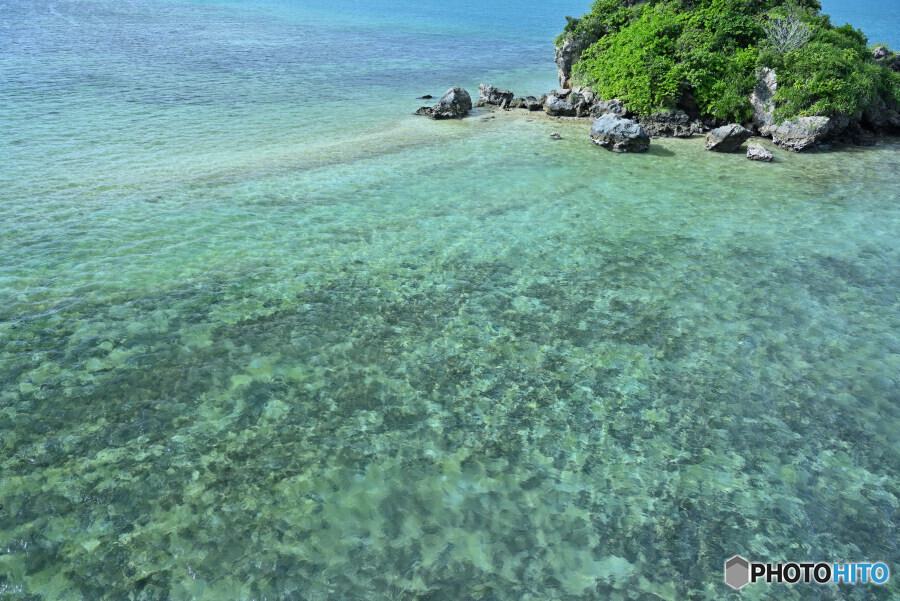 古宇利島大橋にて