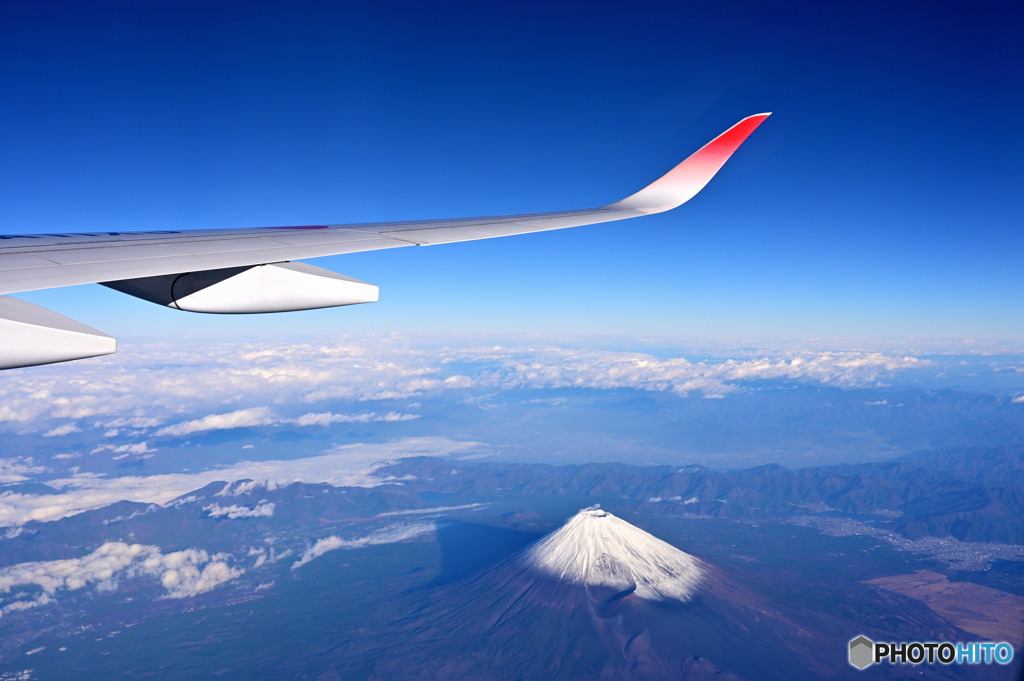 空撮 富士山