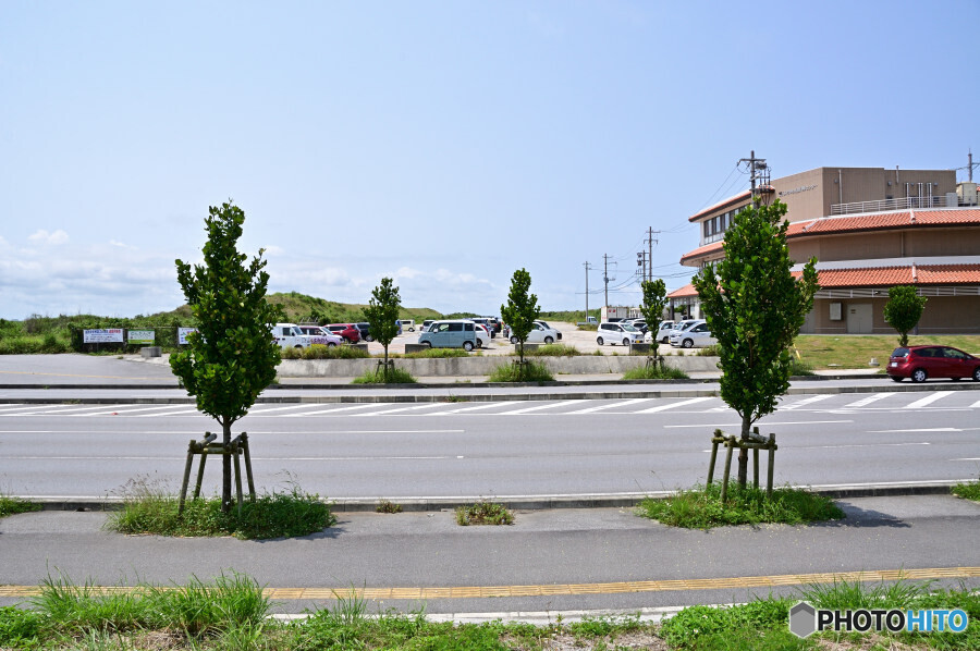 沖縄北飛行場の滑走路跡
