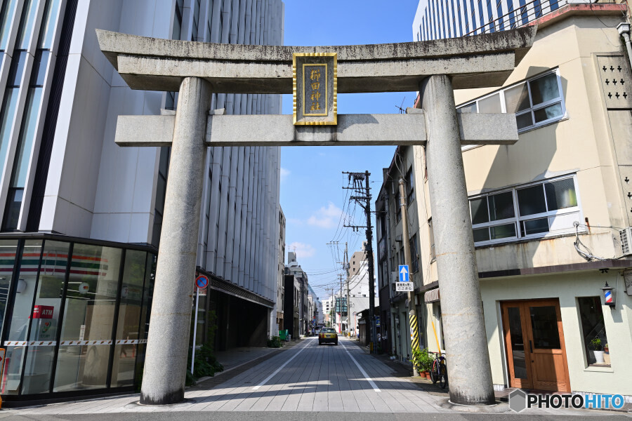 櫛田神社表参道鳥居