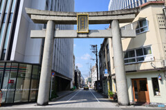 櫛田神社表参道鳥居