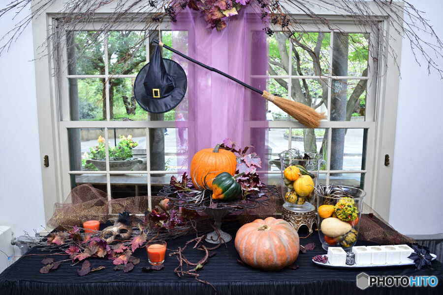 山手234番館 ハロウィン装飾