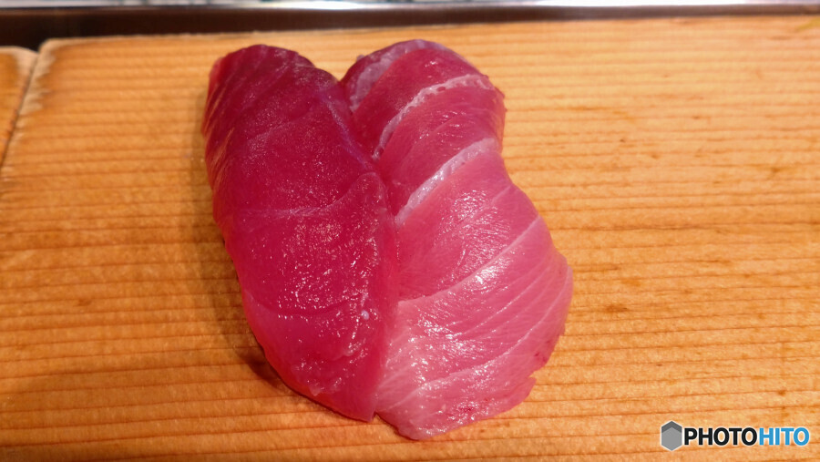本まぐろ赤身と中トロ