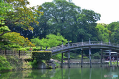 栗林公園にて