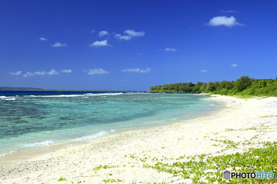 オブヤンビーチにて