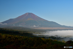 雲と富士山
