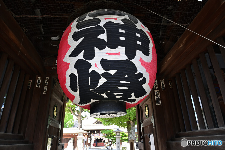 櫛田神社にて