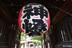 櫛田神社にて