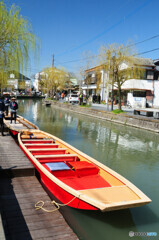 柳川川下りの終点付近