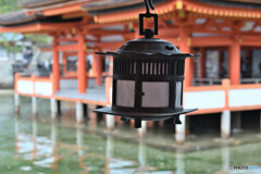 厳島神社にて