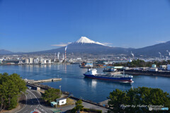 田子の浦からの富士山