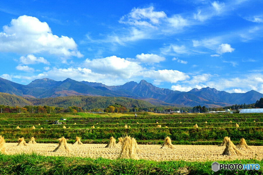 秋の八ヶ岳連峰