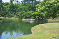 栗林公園にて