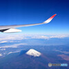 翼と富士山