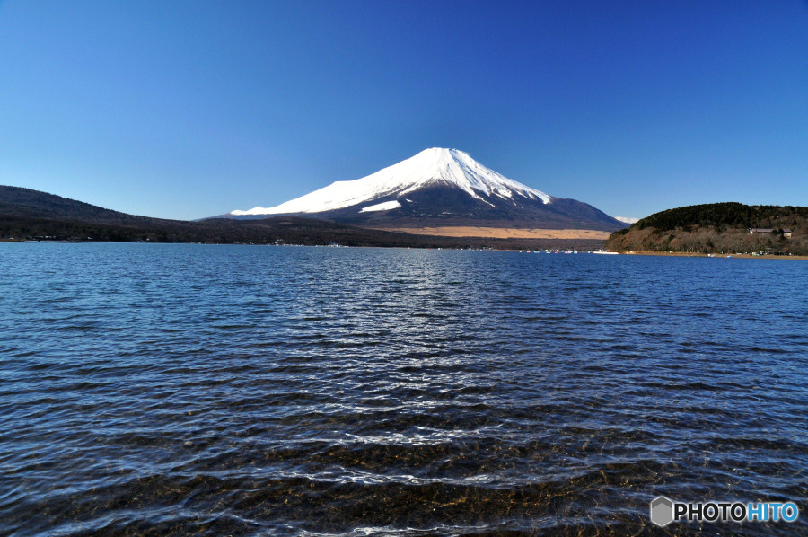 厳冬期の富士山