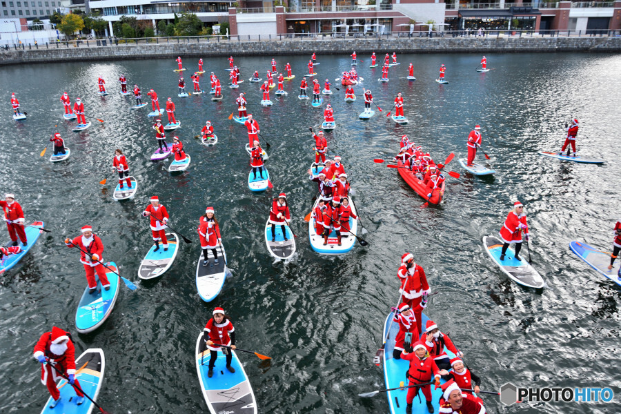 YOKOHAMA SUP SANTA CRUISE