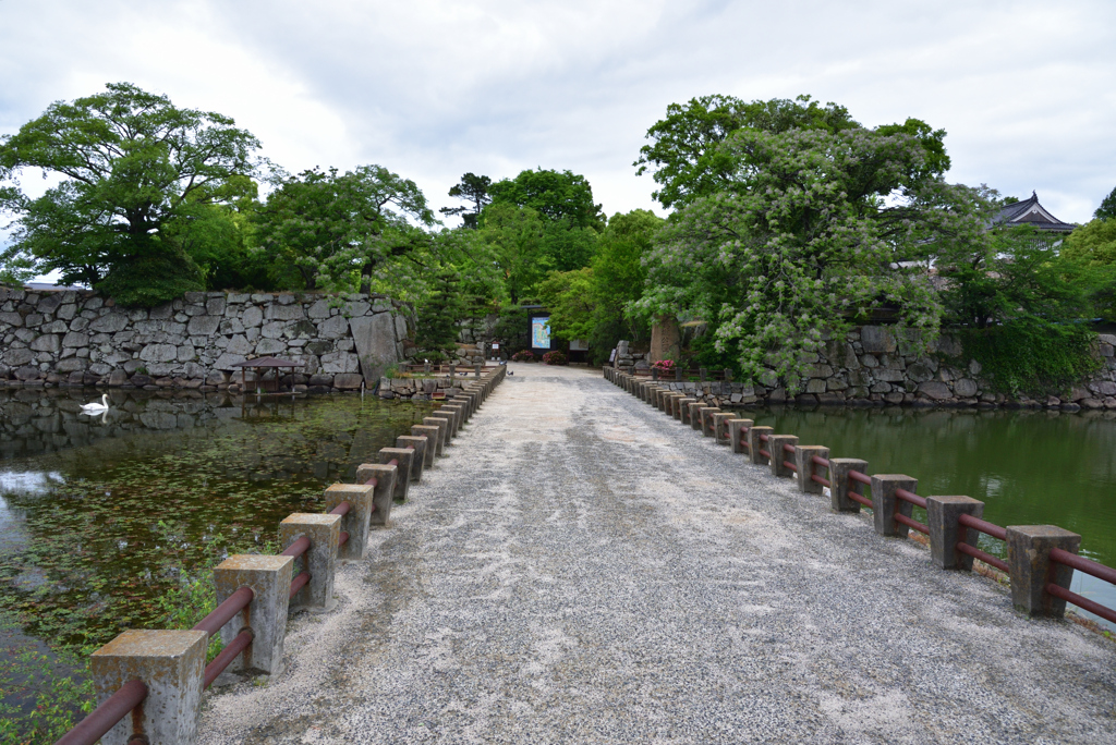 岡山城 目安橋