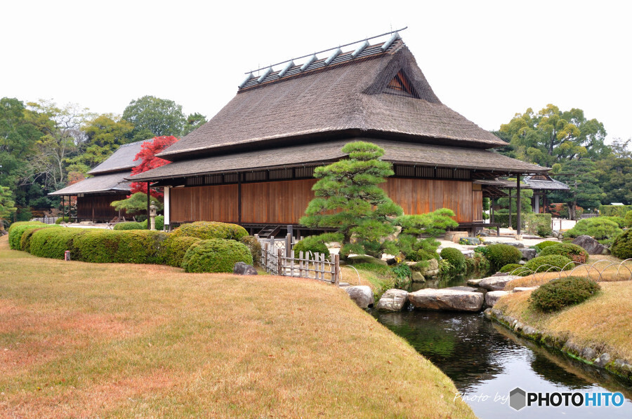 岡山後楽園にて