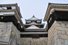 松山城にて