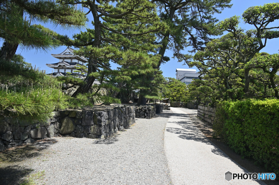 高松城跡内
