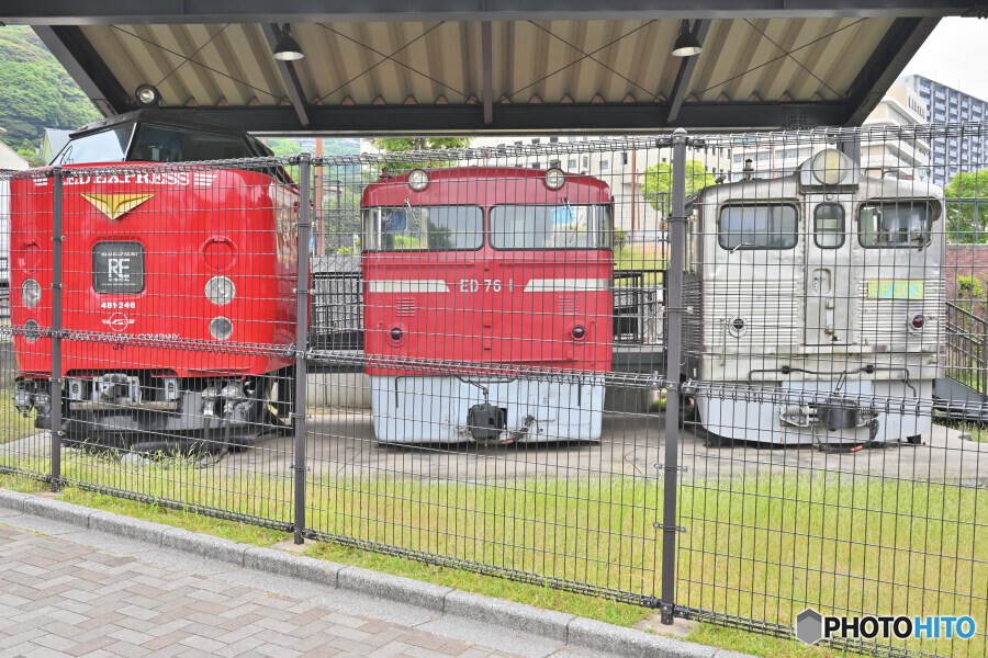 九州鉄道記念館 前頭部展示