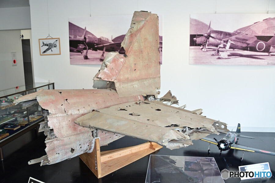 零式艦上戦闘機21型の残骸
