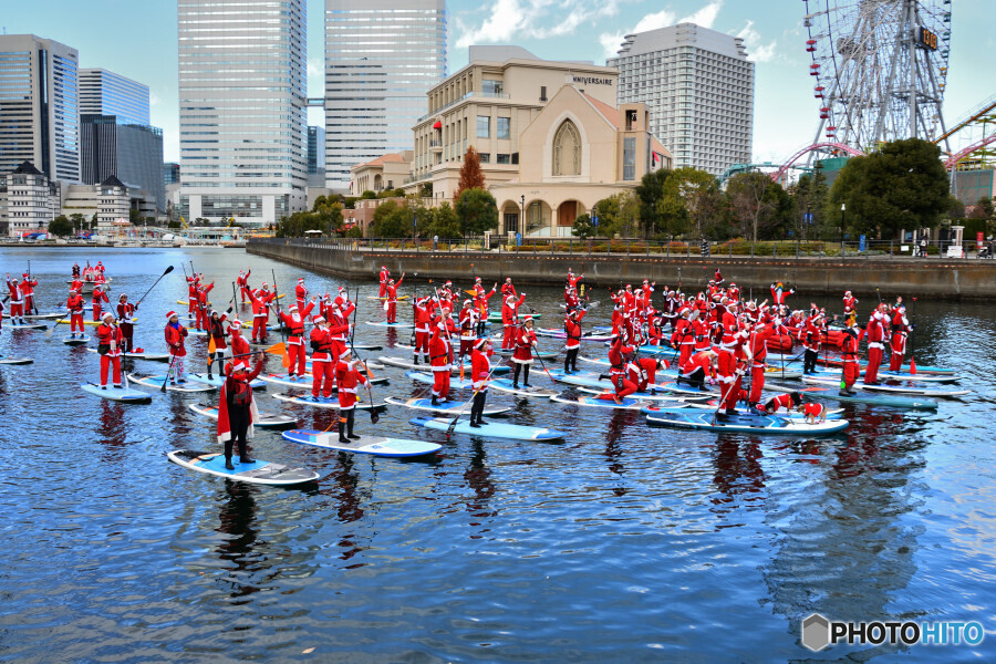 YOKOHAMA SUP SANTA CRUISE