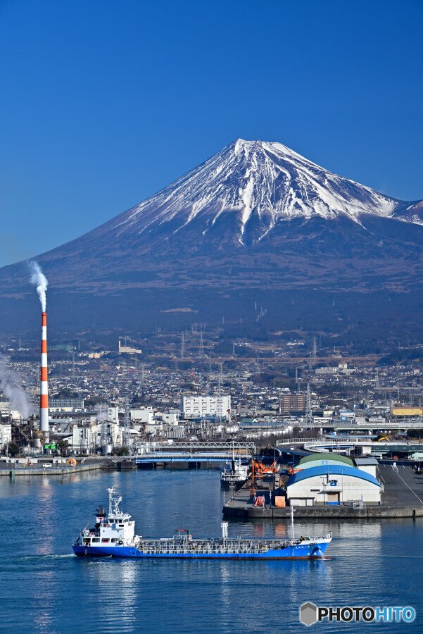 田子の浦の富士山