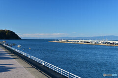 江の島大橋にて