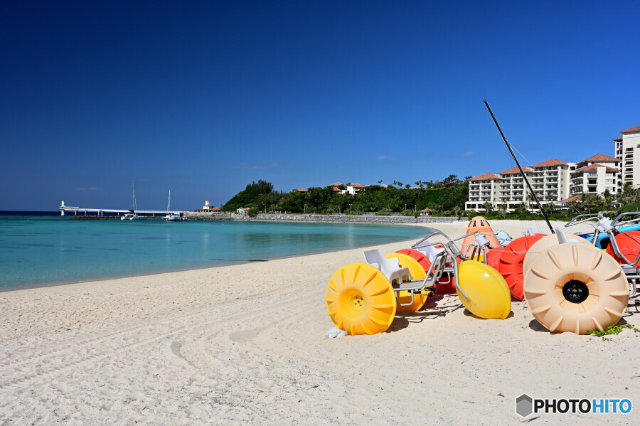 ブセナ海中公園にて
