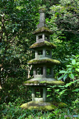 苔むす石塔