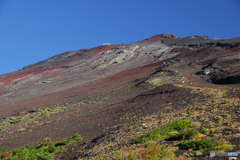 秋の富士山五合目にて