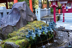 箱根神社の龍神水