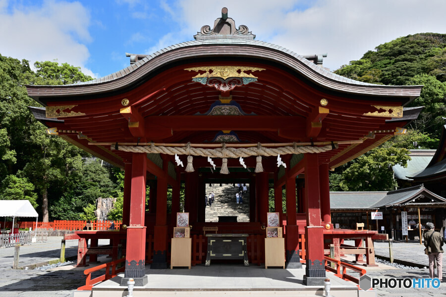 鶴岡八幡宮にて