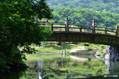 栗林公園にて
