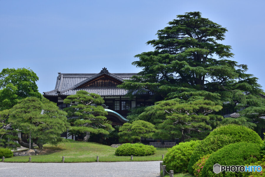 栗林公園にて