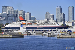 にっぽん丸横浜港へ入港-9