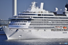 飛鳥Ⅲ 横浜港へ入港-7