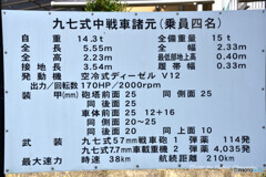 九七式中戦車諸元表
