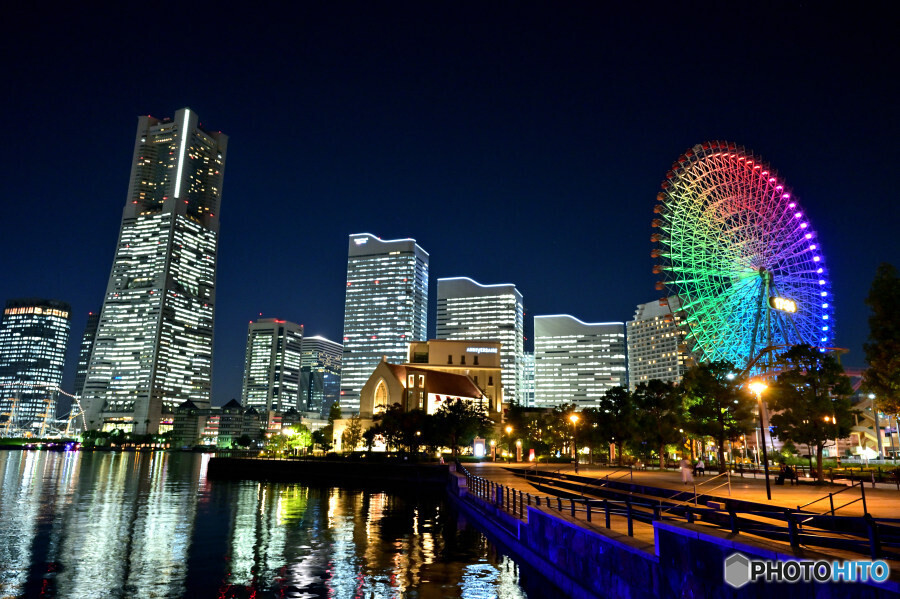 運河パークにて