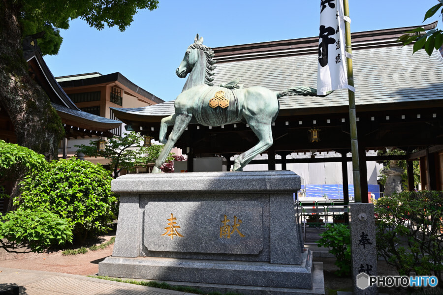 神馬（櫛田神社境内）