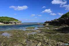 備瀬崎海岸にて