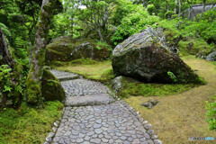 雰囲気ある石畳