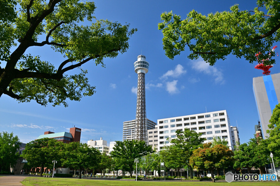 山下公園にて