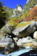 秋の昇仙峡 覚円峰