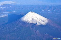 機窓からの富士山