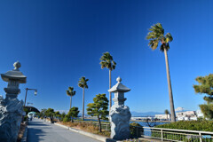 江島神社御鎮座記念龍燈籠